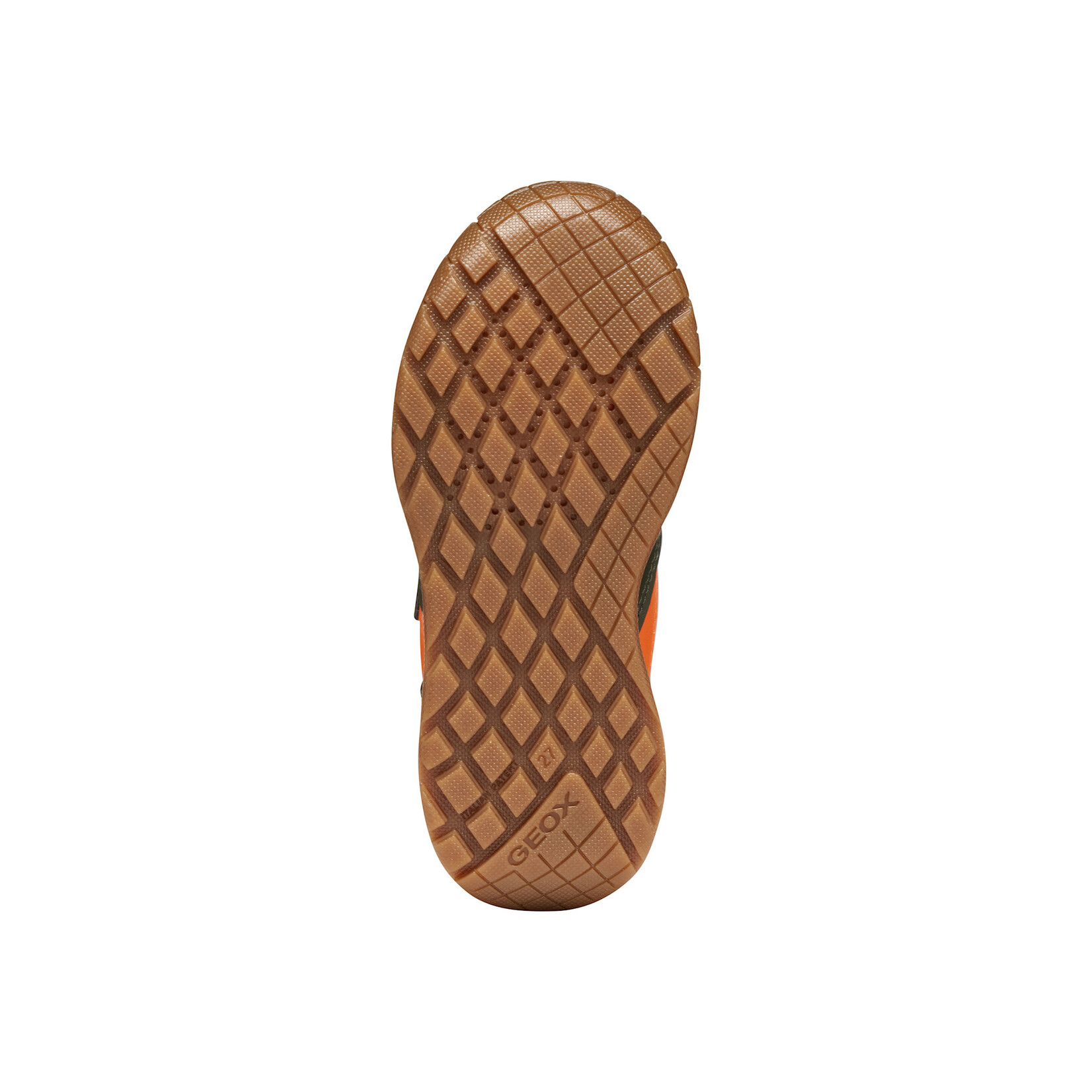 Geox GEOX - Chaussures en cuir synthétique 'J. Rann-E - Military/Orange'