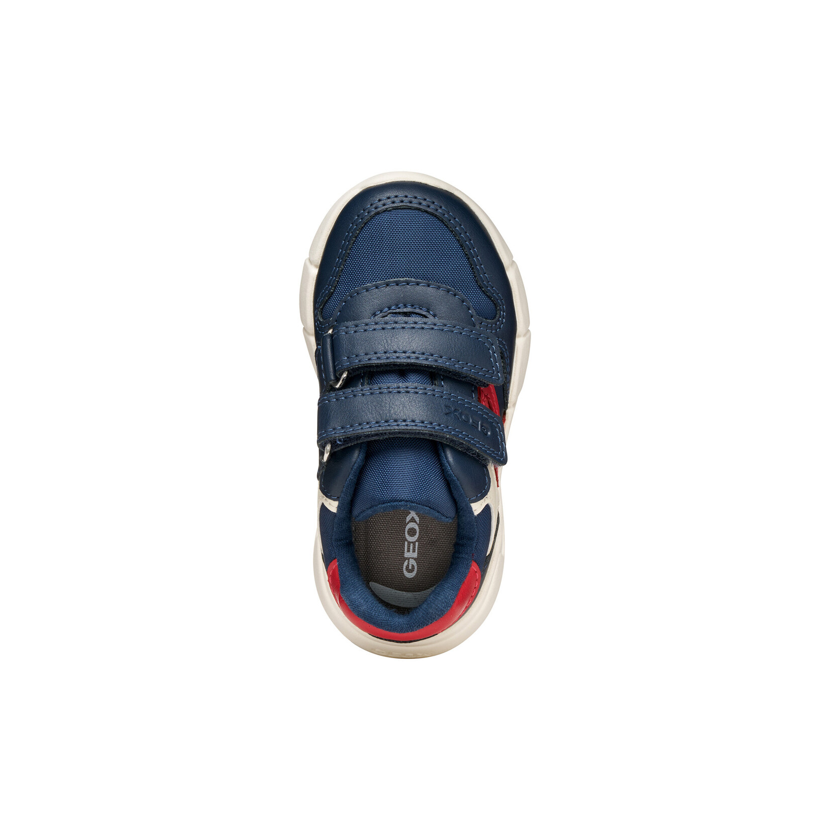 Geox GEOX - Chaussures de sport à velcro 'B Flexyper Mini - Navy/Red'