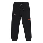 Nanö NANÖ - Black Jogging Pants with Brown Zipper 'Sens unique'