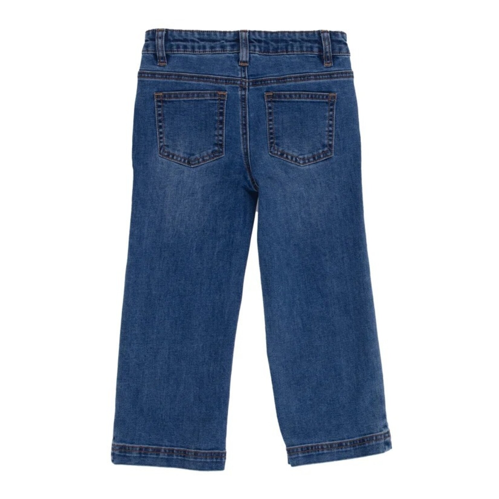 Nanö NANÖ - Jeans en denim à jambes droites et broderies de fleurs 'Balade automnale'