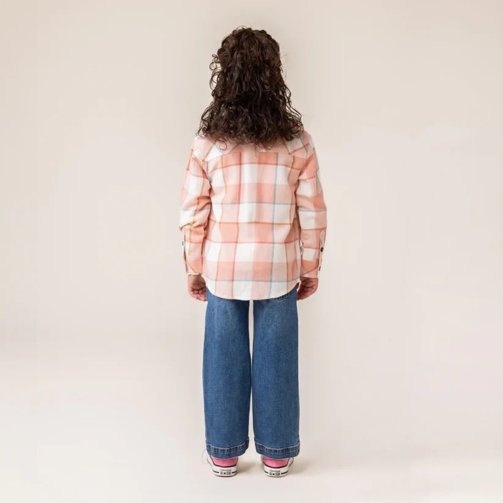 Nanö NANÖ - Jeans en denim à jambes droites et broderies de fleurs 'Balade automnale'