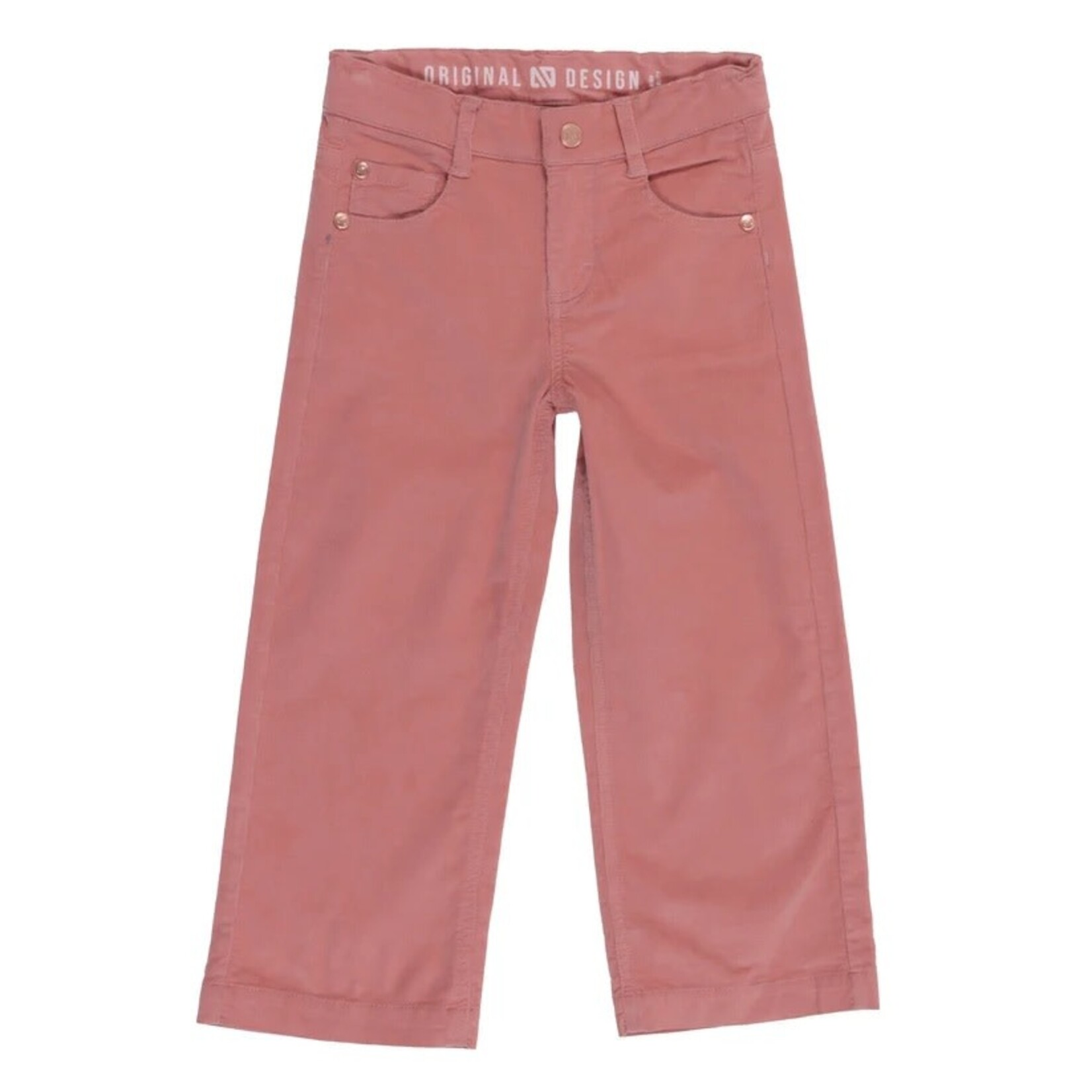 Nanö NANÖ - Pantalon rose pâle en corduroy extensible 'Balade automnale'