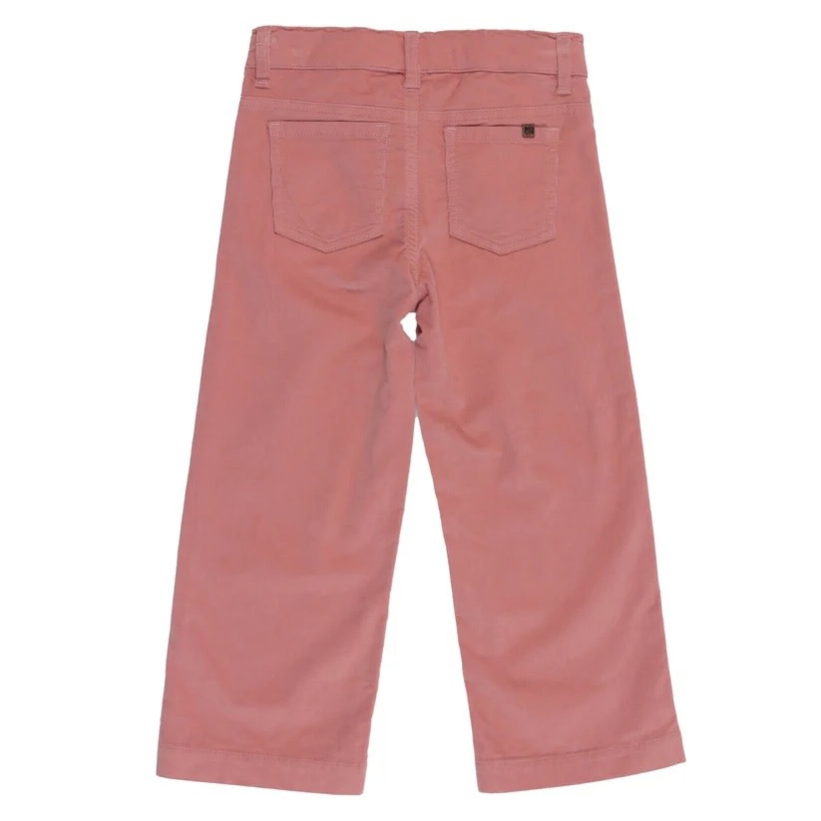 Nanö NANÖ - Pantalon rose pâle en corduroy extensible 'Balade automnale'