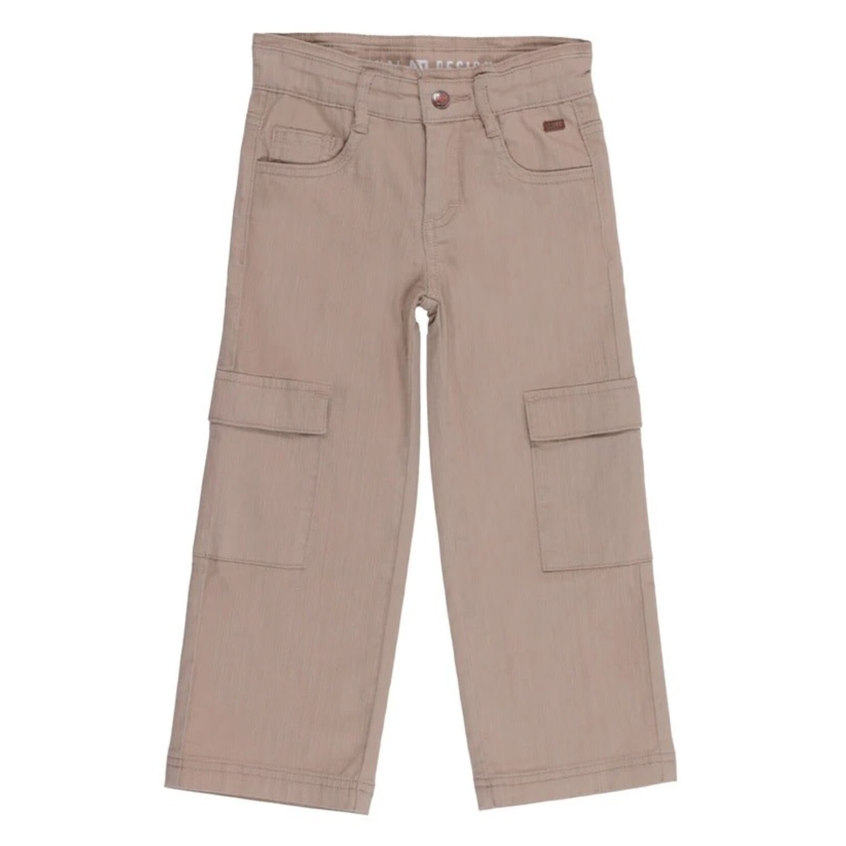 Nanö NANÖ - Pantalon de style Cargo - Beige 'Fleurs d'Antan'