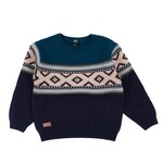 Nanö NANÖ - 'Horticool' navy knit sweater