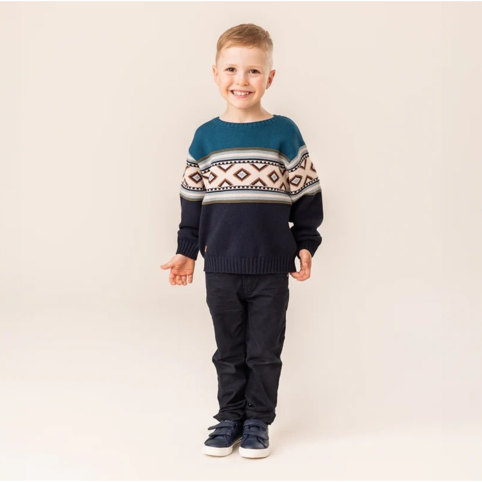 Nanö NANÖ - 'Horticool' navy knit sweater
