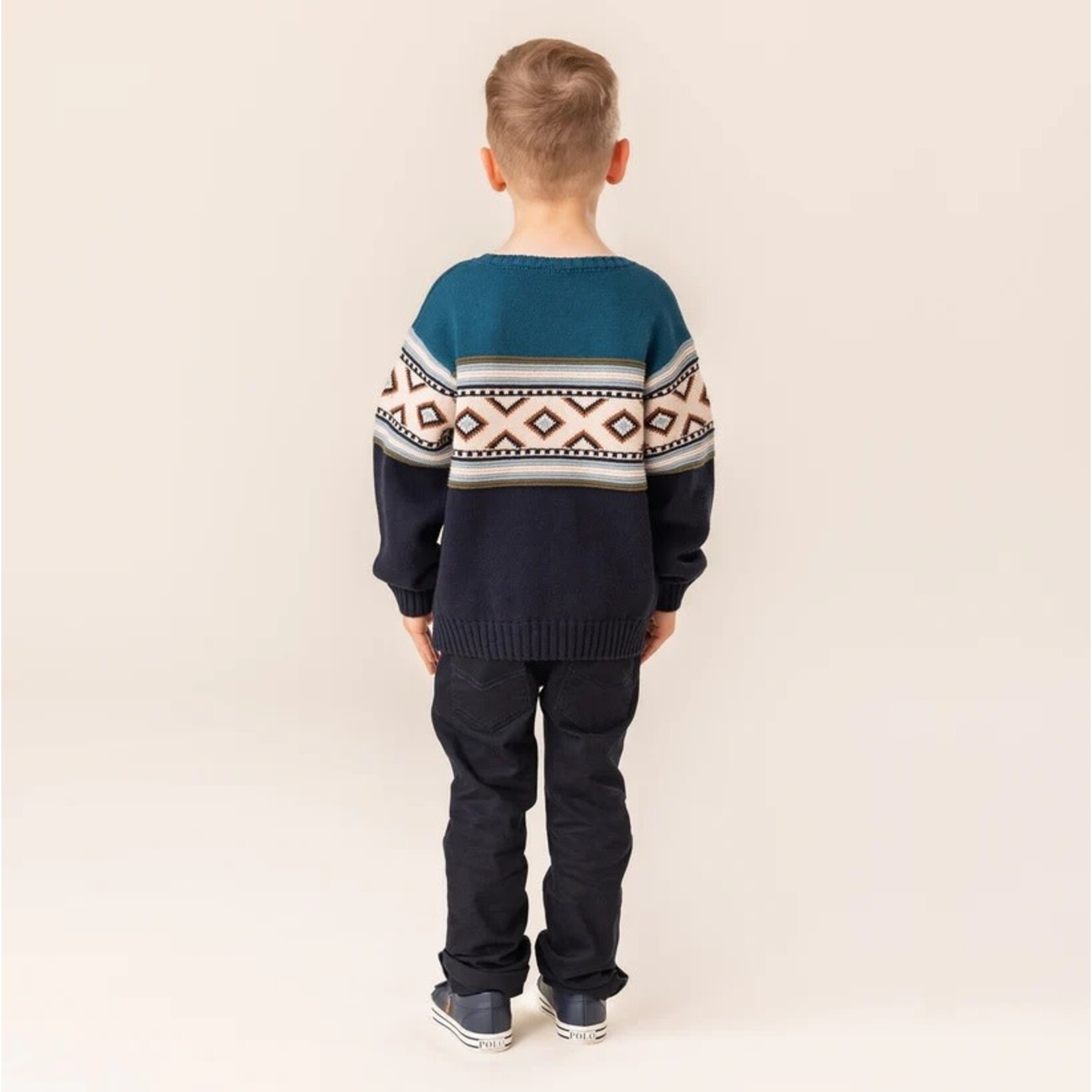 Nanö NANÖ - 'Horticool' navy knit sweater