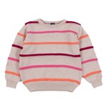 Nanö NANÖ - Chandail en tricot beige 'Fleurs D'Antan'