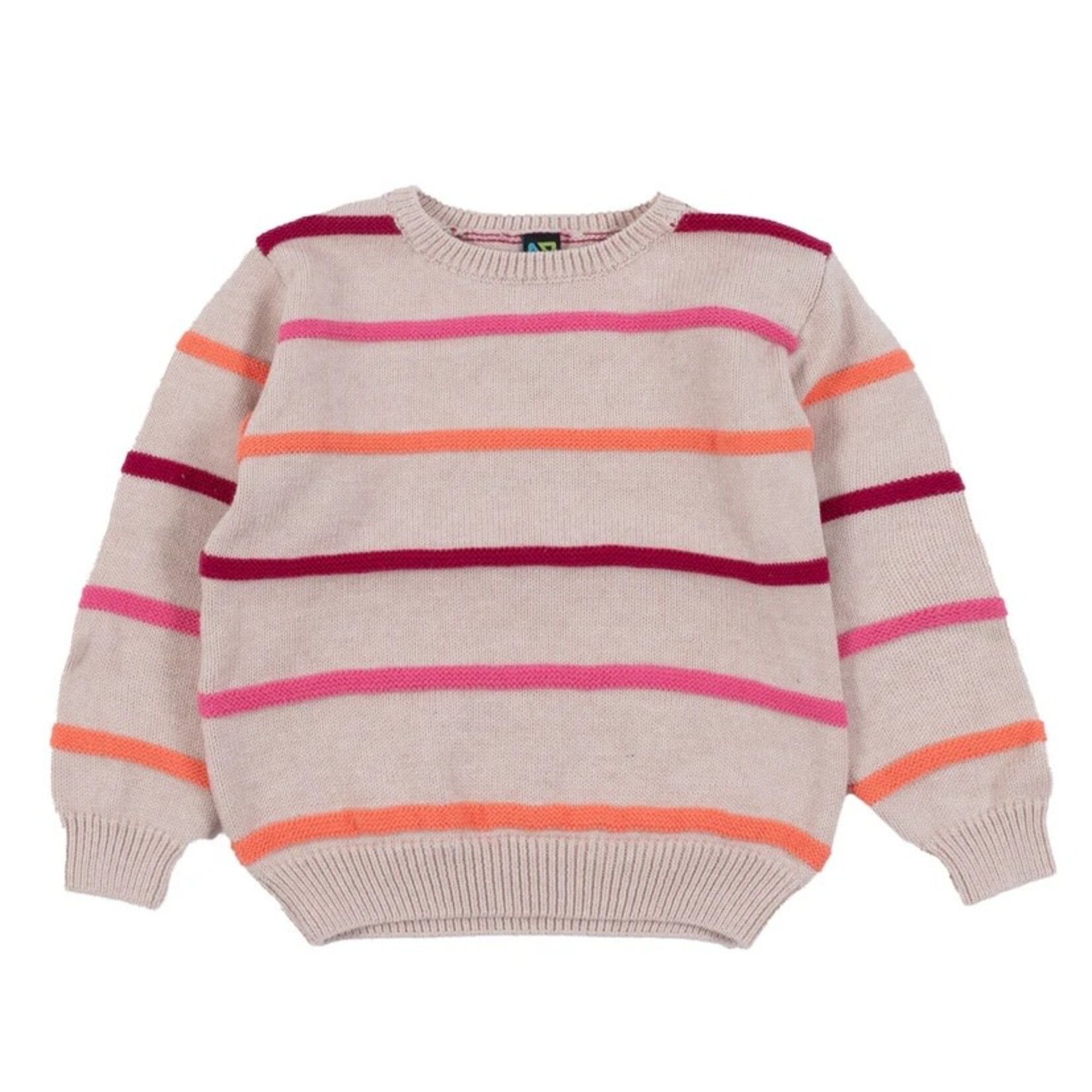 Nanö NANÖ - Chandail en tricot beige 'Fleurs D'Antan'
