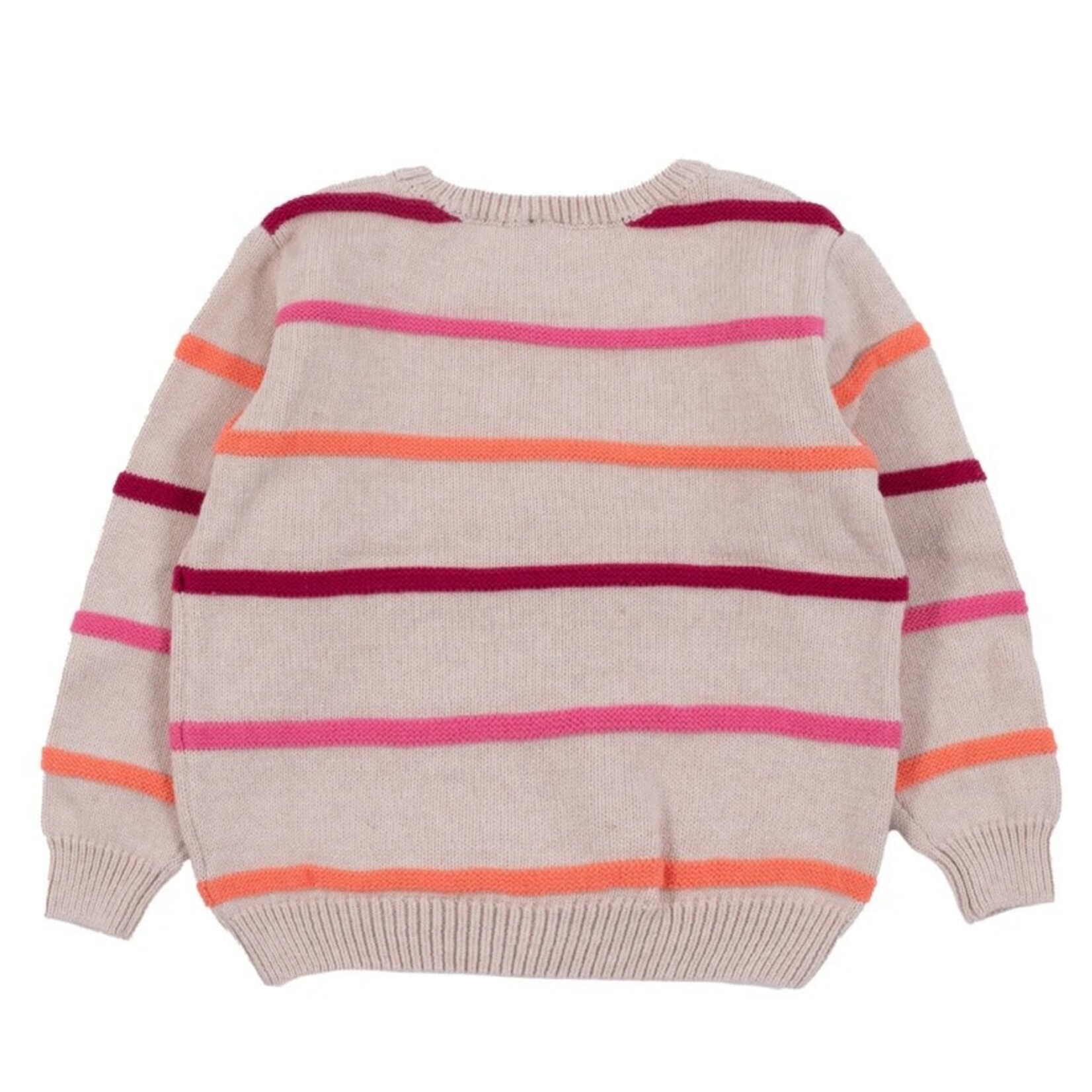 Nanö NANÖ - Chandail en tricot beige 'Fleurs D'Antan'