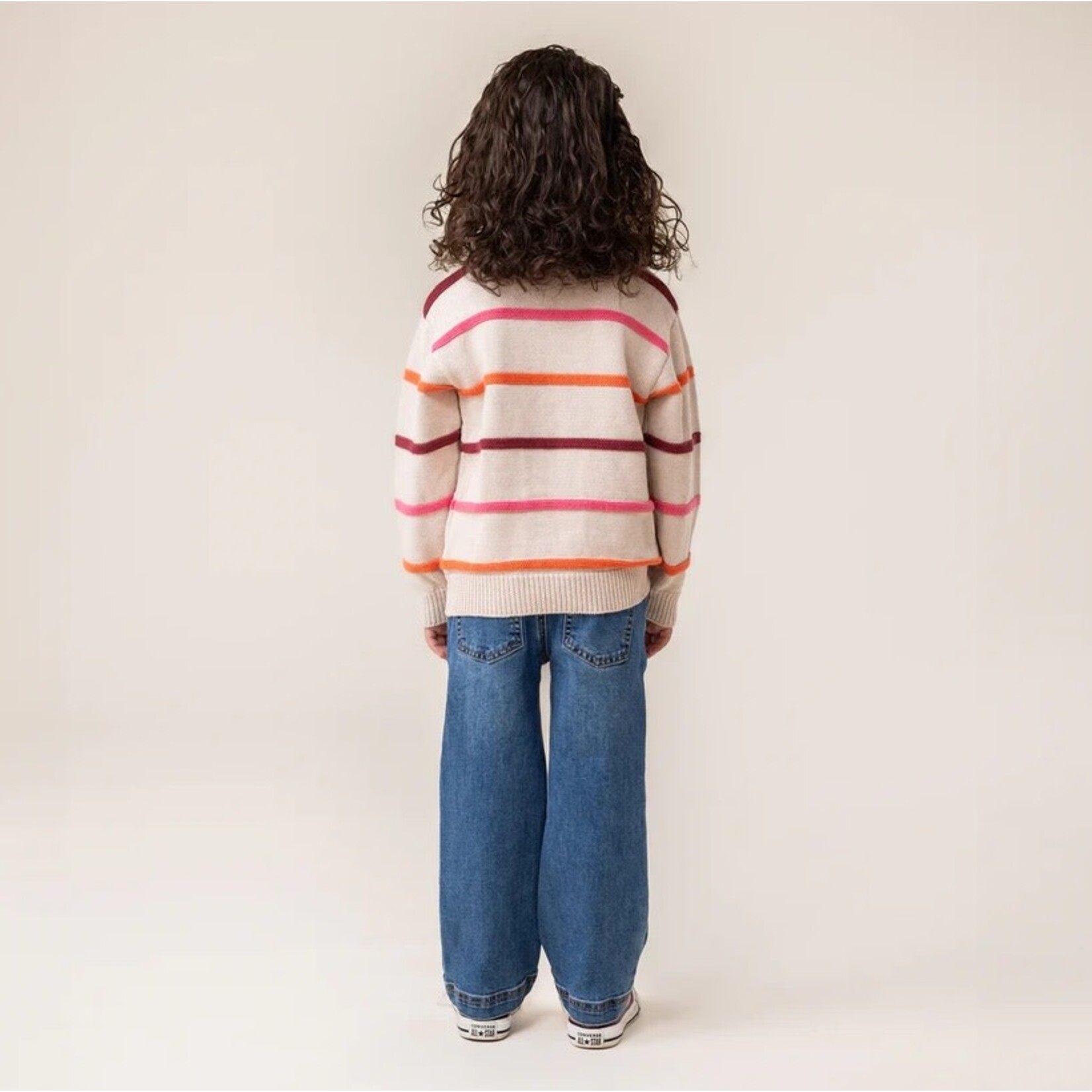 Nanö NANÖ - Chandail en tricot beige 'Fleurs D'Antan'