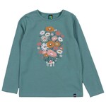 Nanö NANÖ - T-shirt à manches longues vert menthe 'Balade automnale'