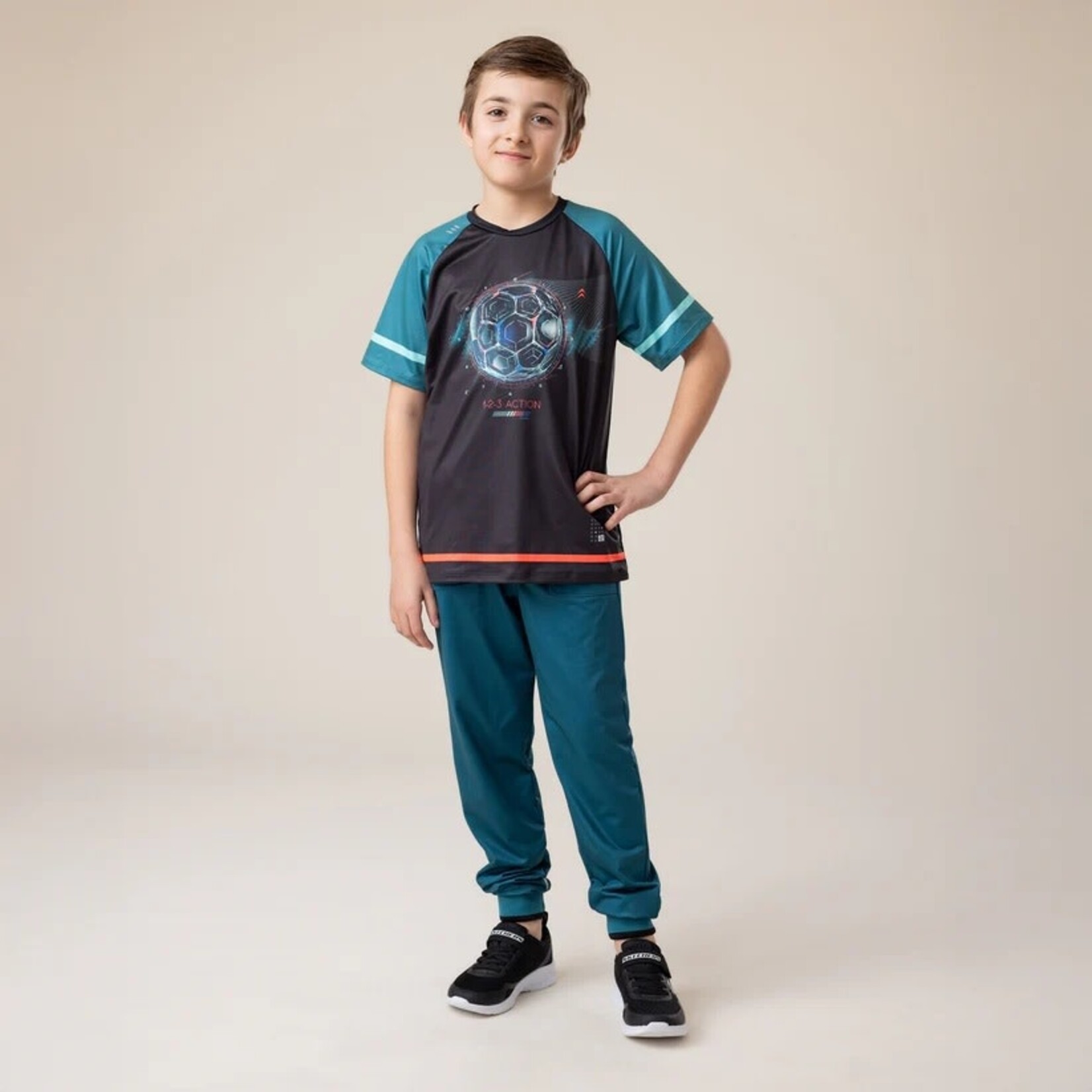 Nanö NANÖ - Teal Athletic Pants with Pockets 'Division: Sports'