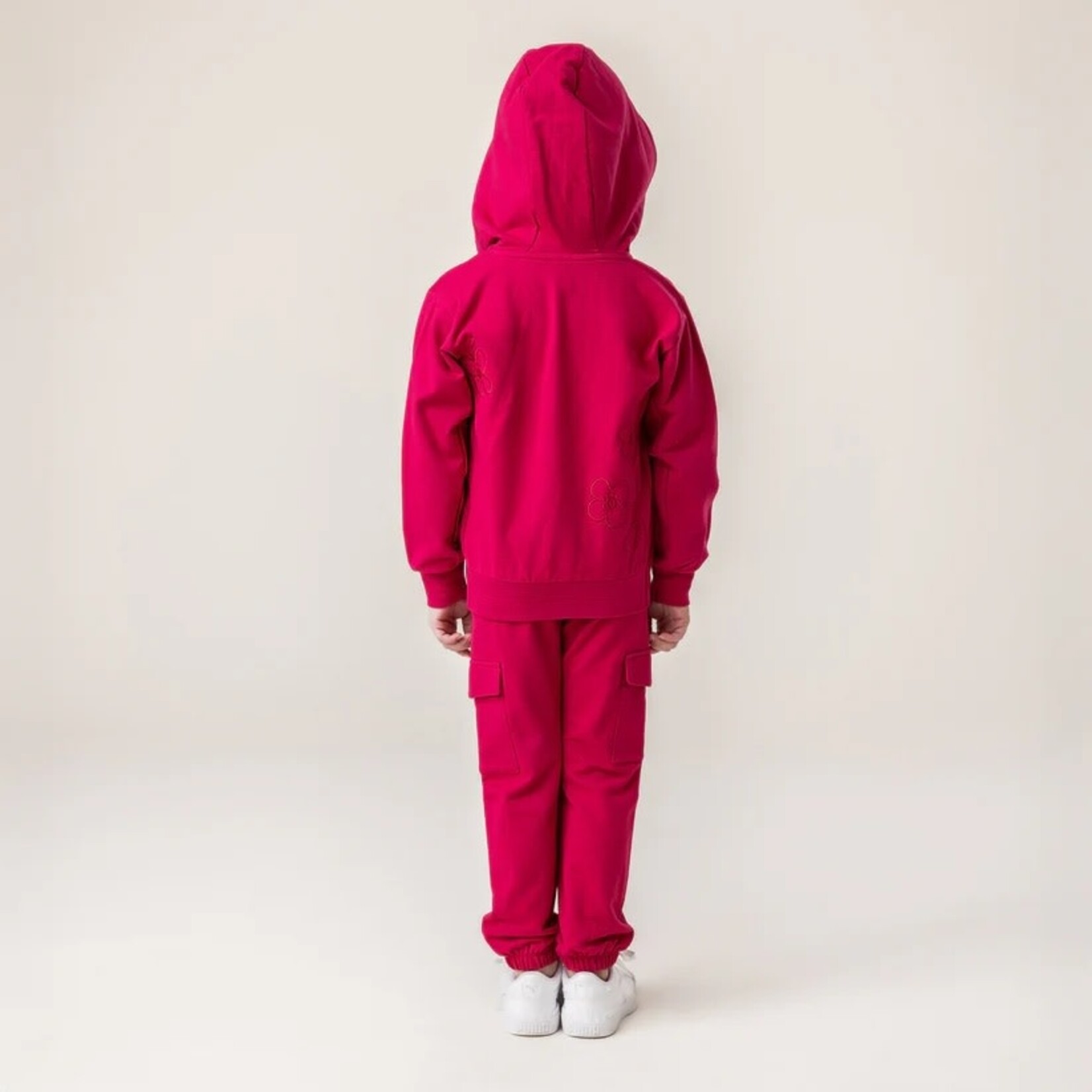 Nanö NANÖ - Pantalon de jogging magenta 'Fleurs d'Antan'