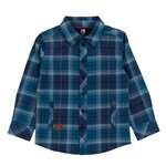 Nanö NANÖ - Chemise à manches longues carreautée marine 'Horticool'