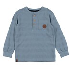 Nanö NANÖ - T-shirt à manches longues bleu pâle à rayures texturées 'Horticool'