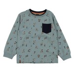 Nanö NANÖ - T-shirt manches longues avec imprimés de chiens et de canards 'Campagne Anglaise'