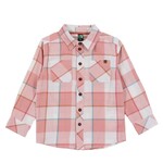 Nanö NANÖ - Chemise corail à carreaux 'Balade automnale'