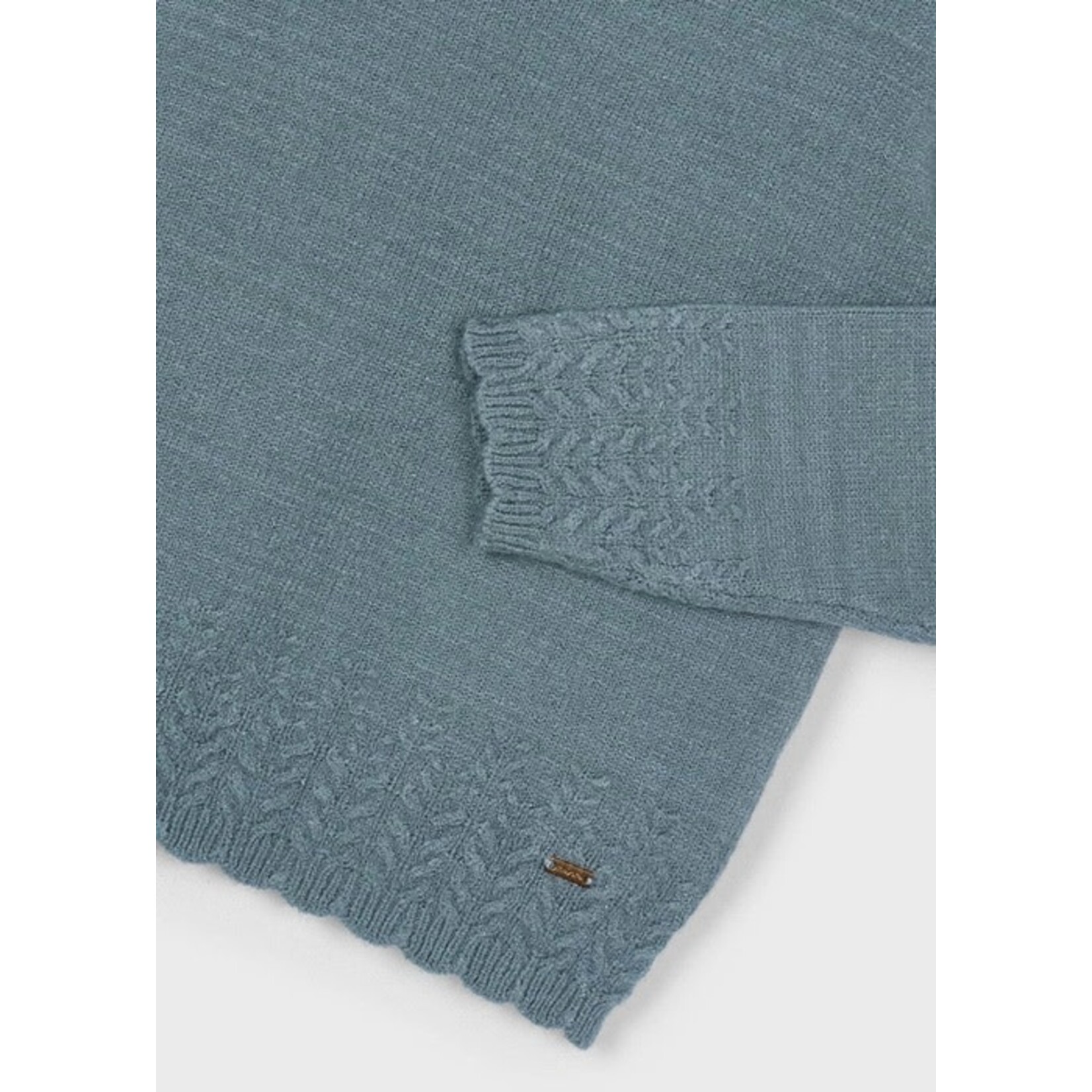Mayoral MAYORAL - Chandail style pull vert-de-gris avec effet tricot