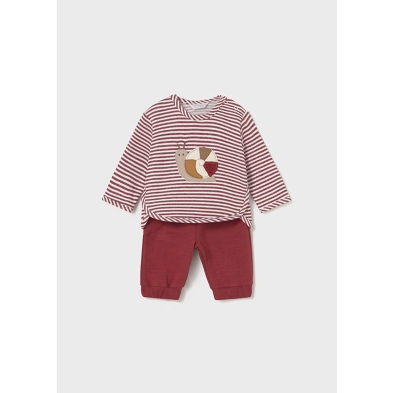 Mayoral MAYORAL - 2 Piece Set - Long Sleeve Snail Pattern Sweater with Pantsavec pantalon long