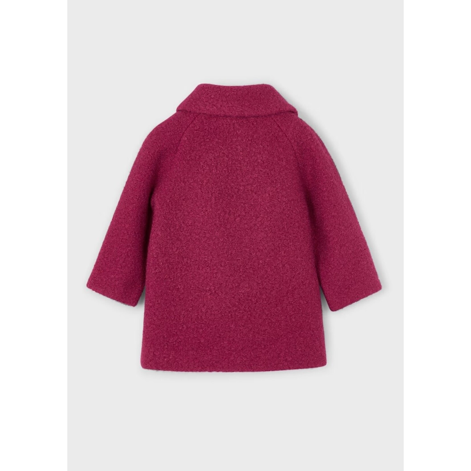 Mayoral MAYORAL - Manteau en tissu éponge rouge cerise