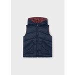 Mayoral MAYORAL - Ultra-lightweight navy reversible mid-season quilted sleeveless jacket