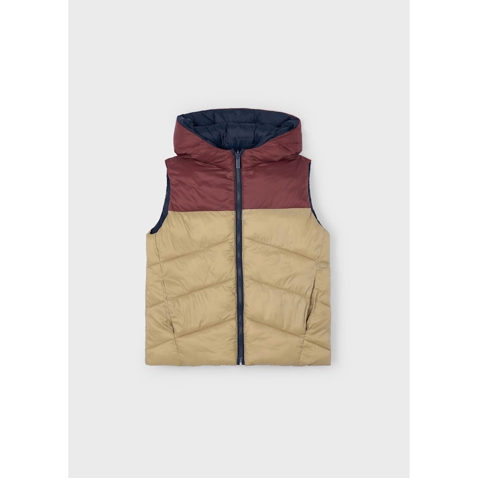Mayoral MAYORAL - Veste sans manches matelassée mi-saison réversible marine ultra légère