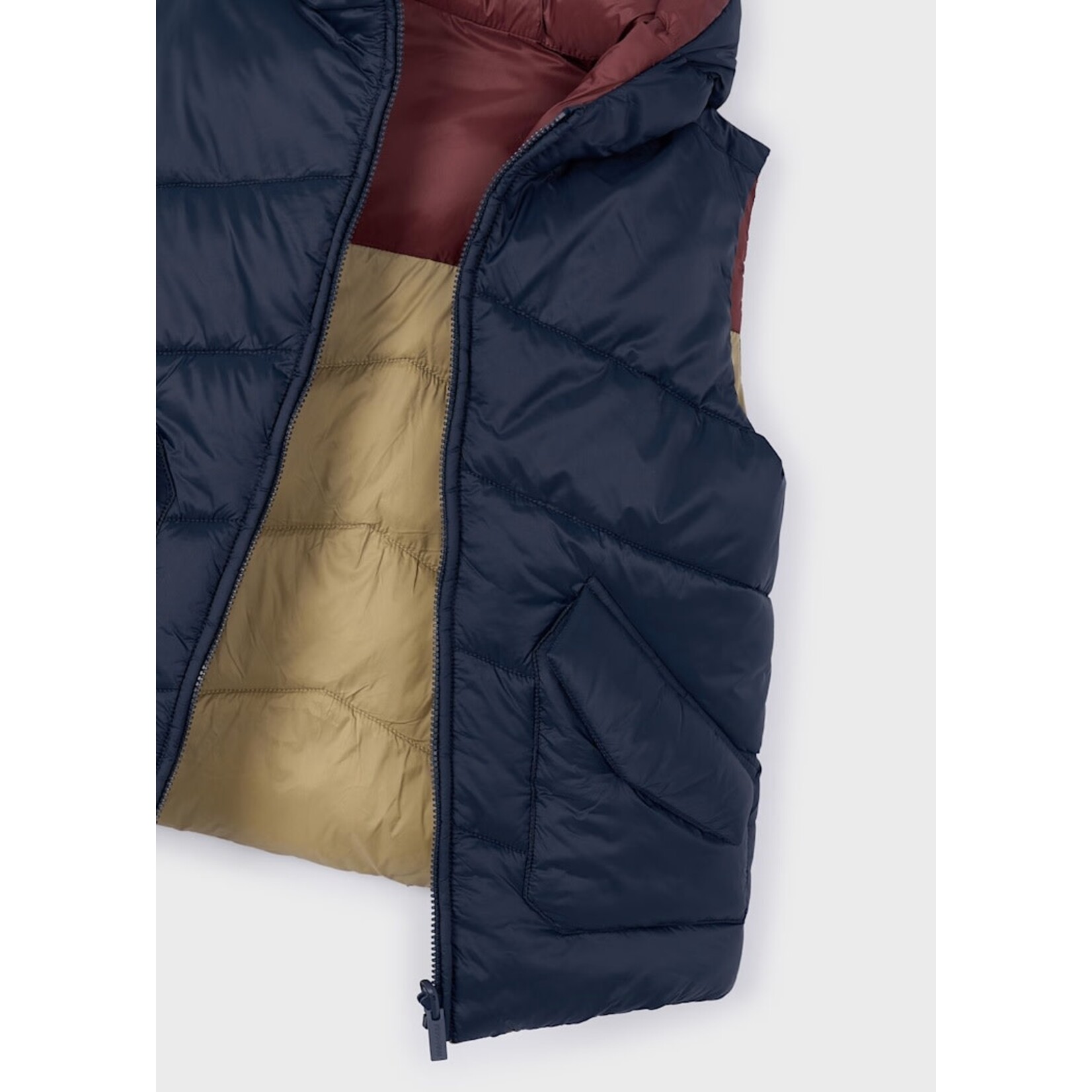 Mayoral MAYORAL - Veste sans manches matelassée mi-saison réversible marine ultra légère