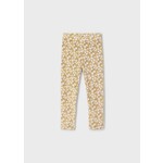 Mayoral MAYORAL - Legging en velours moutarde avec imprimé de fleurs