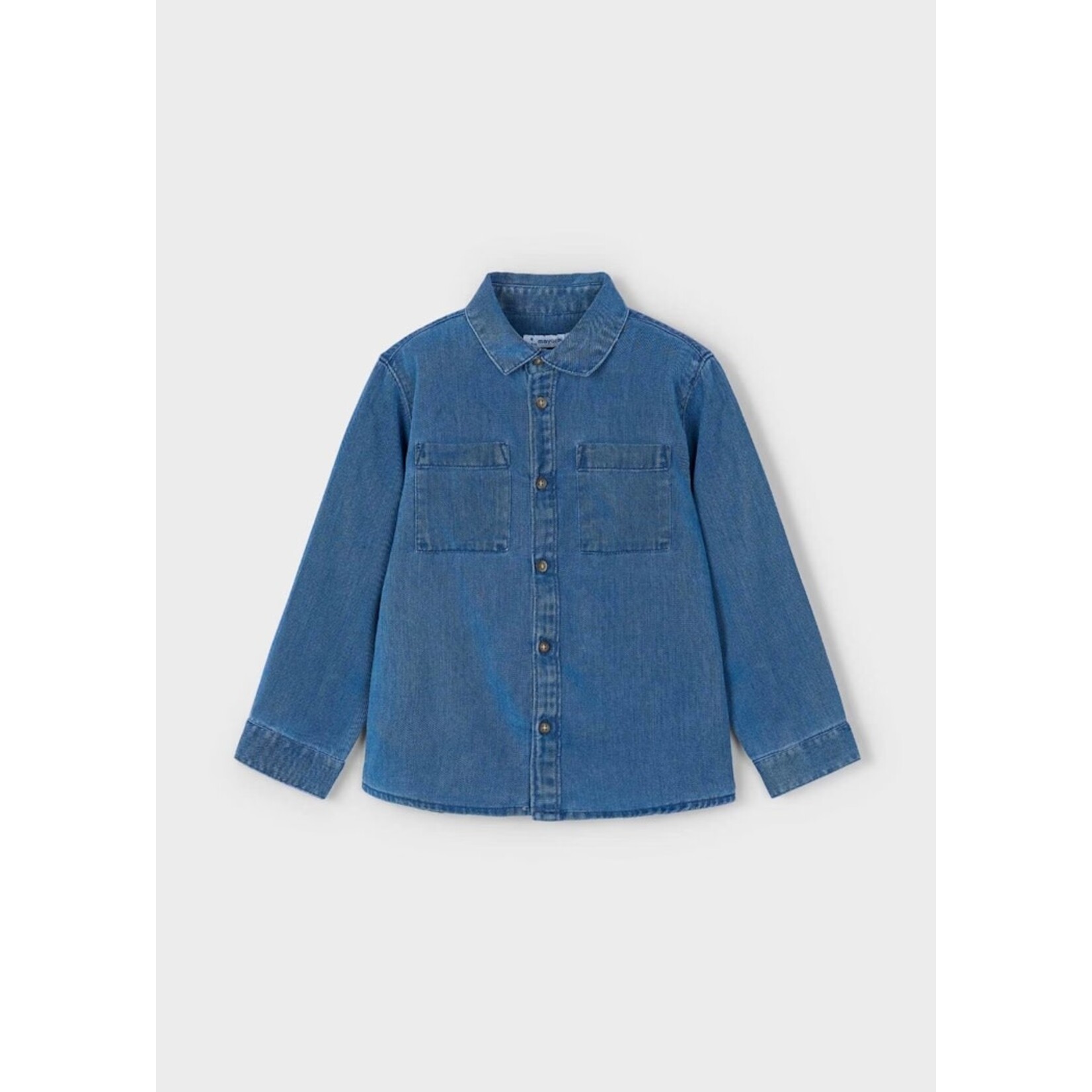 Mayoral MAYORAL - Chemise à manches longues en léger denim