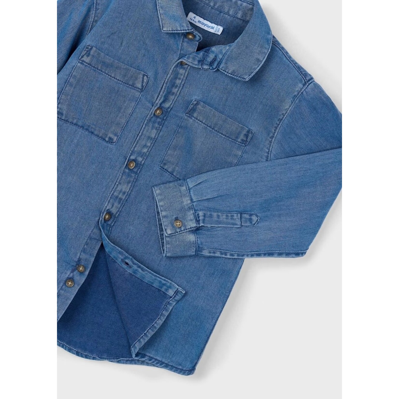 Mayoral MAYORAL - Chemise à manches longues en léger denim