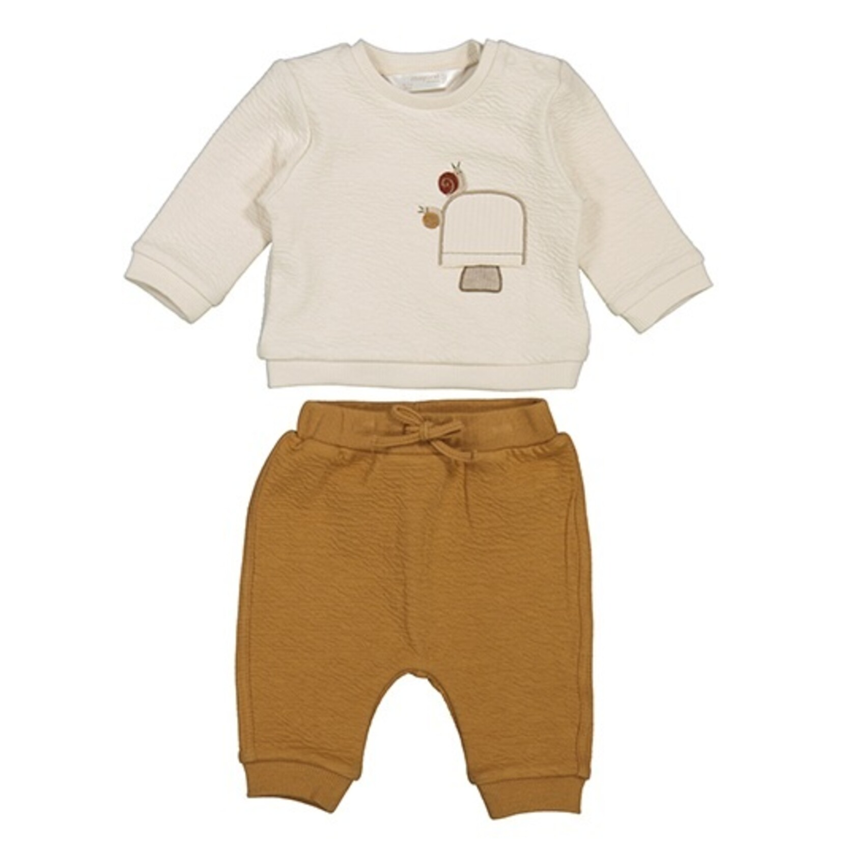 Mayoral  MAYORAL - 2-piece set - Long-sleeved sweater with snail on a mushroom pattern with long pants