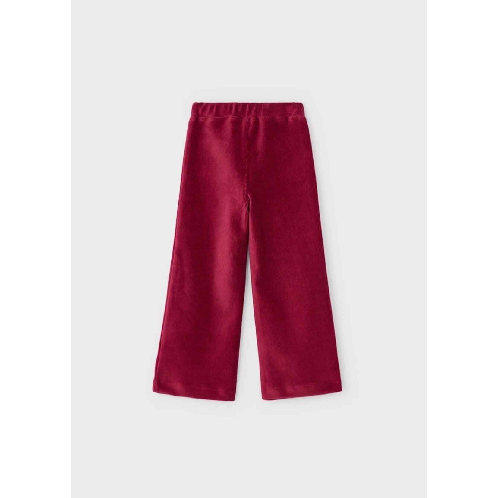 Mayoral MAYORAL - Pantalon rouge cerise en velours cotelé à pattes larges