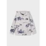 Mayoral MAYORAL - Grey long sleeve hoodie with mountain print