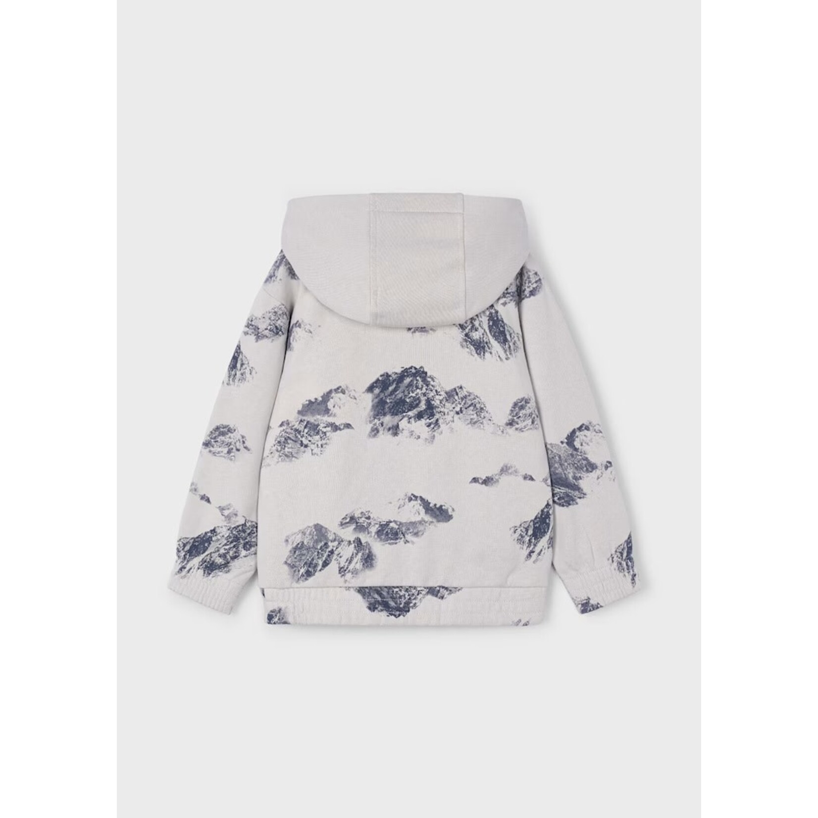 Mayoral MAYORAL - Grey long sleeve hoodie with mountain print