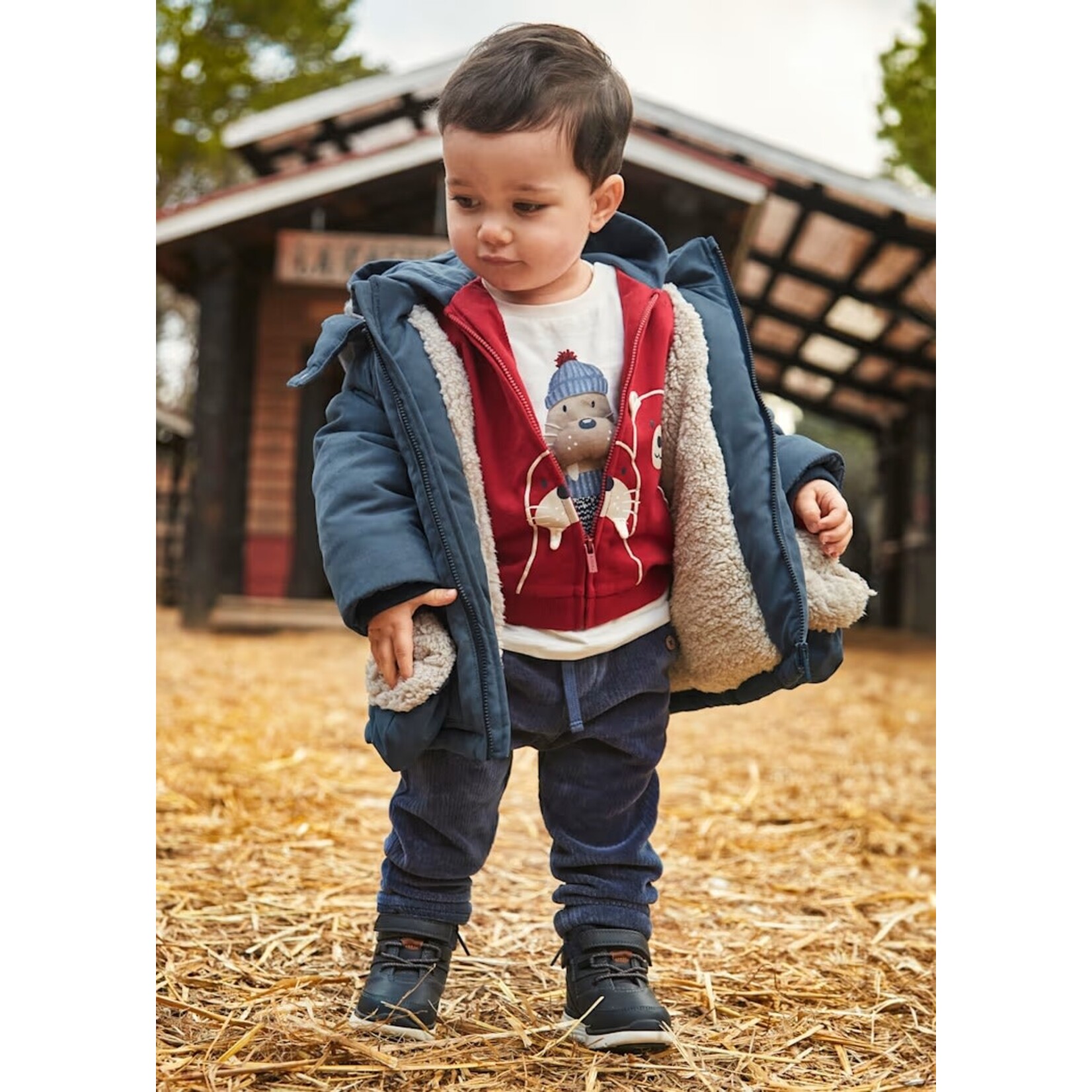 Mayoral MAYORAL - Navy blue corduroy pants