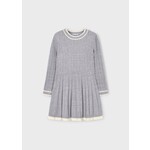 Mayoral MAYORAL - Robe à manches longues grise en tricot
