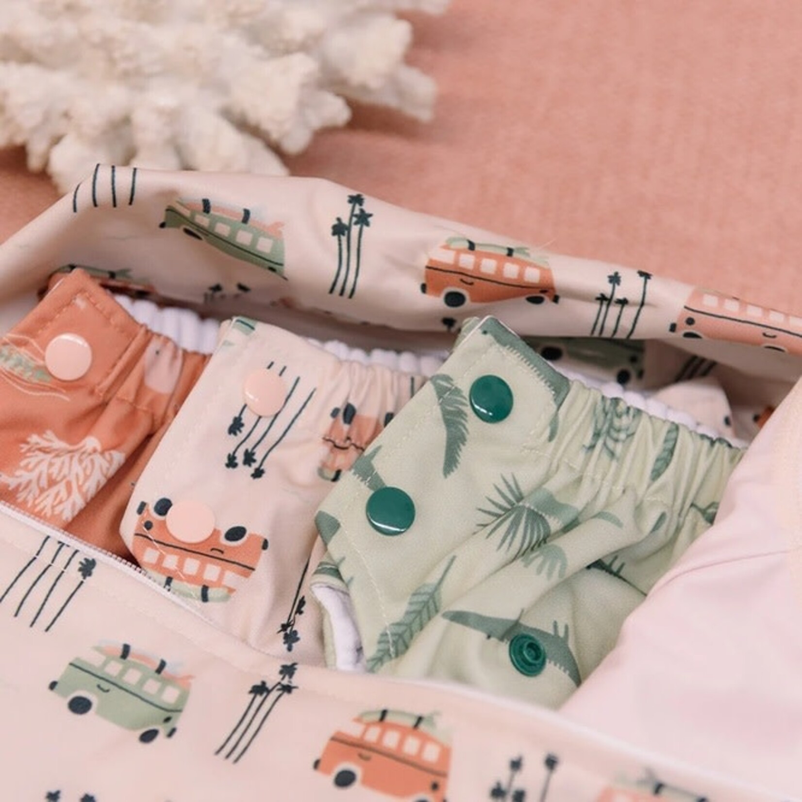La Petite Ourse LA PETITE OURSE - 'Summer Breeze' Swim Diaper