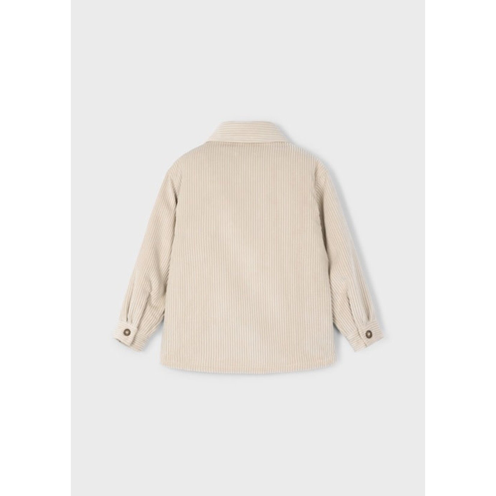 Mayoral MAYORAL - Surchemise beige côtelée en velours