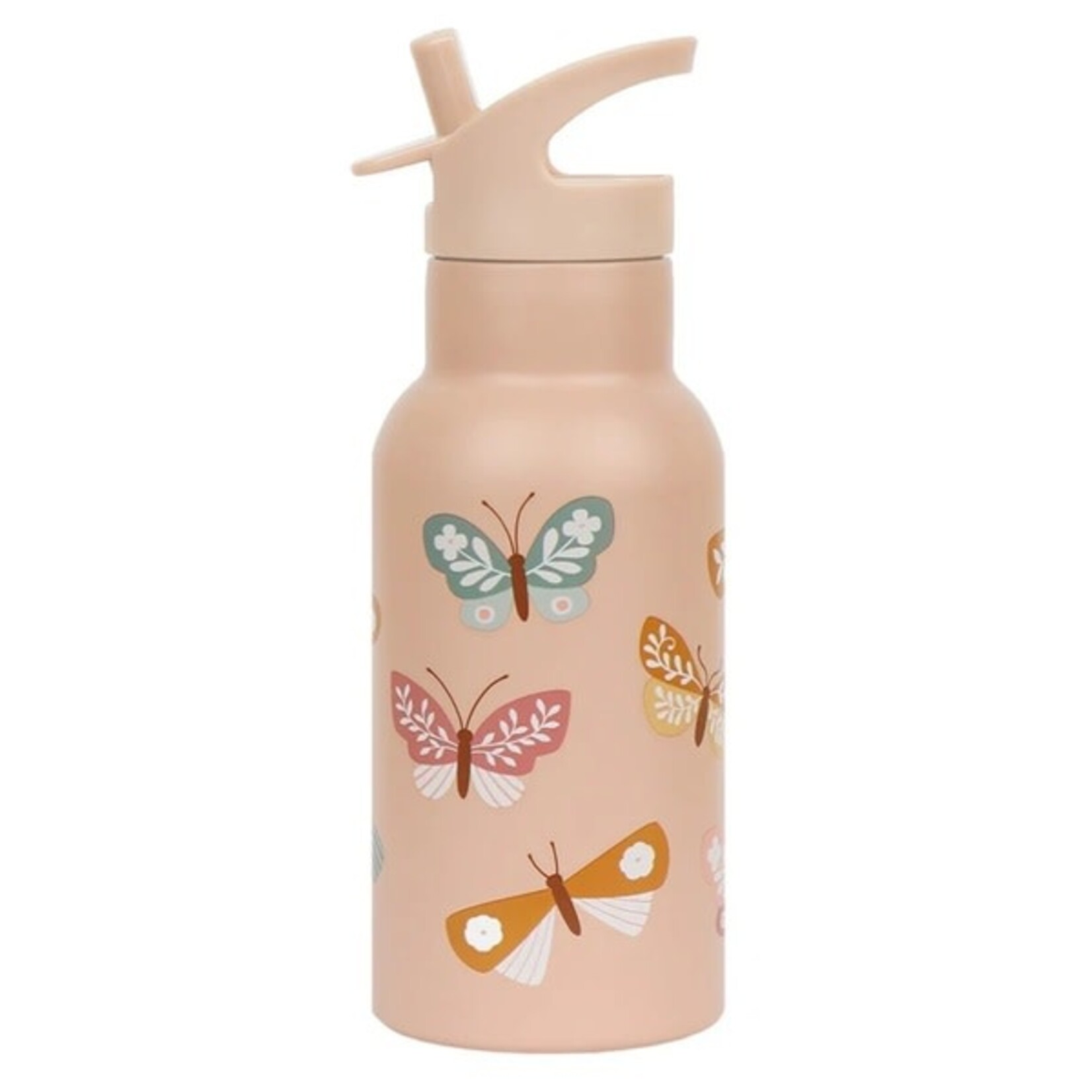 A Little Lovely Company A LITTLE LOVELY COMPANY - Stainless steel drink bottle 'Butterflies'