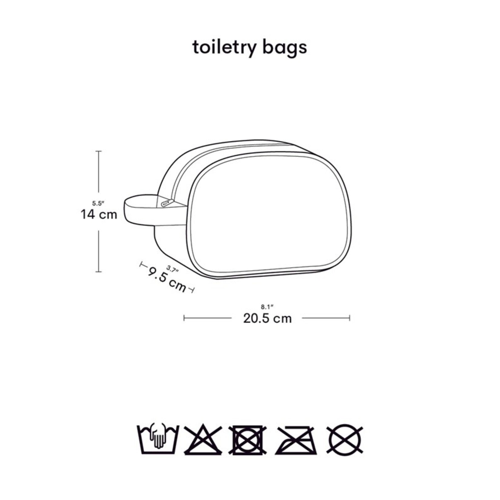 A Little Lovely Company A LITTLE LOVELY COMPANY - Toiletry bag 'Butterflies'