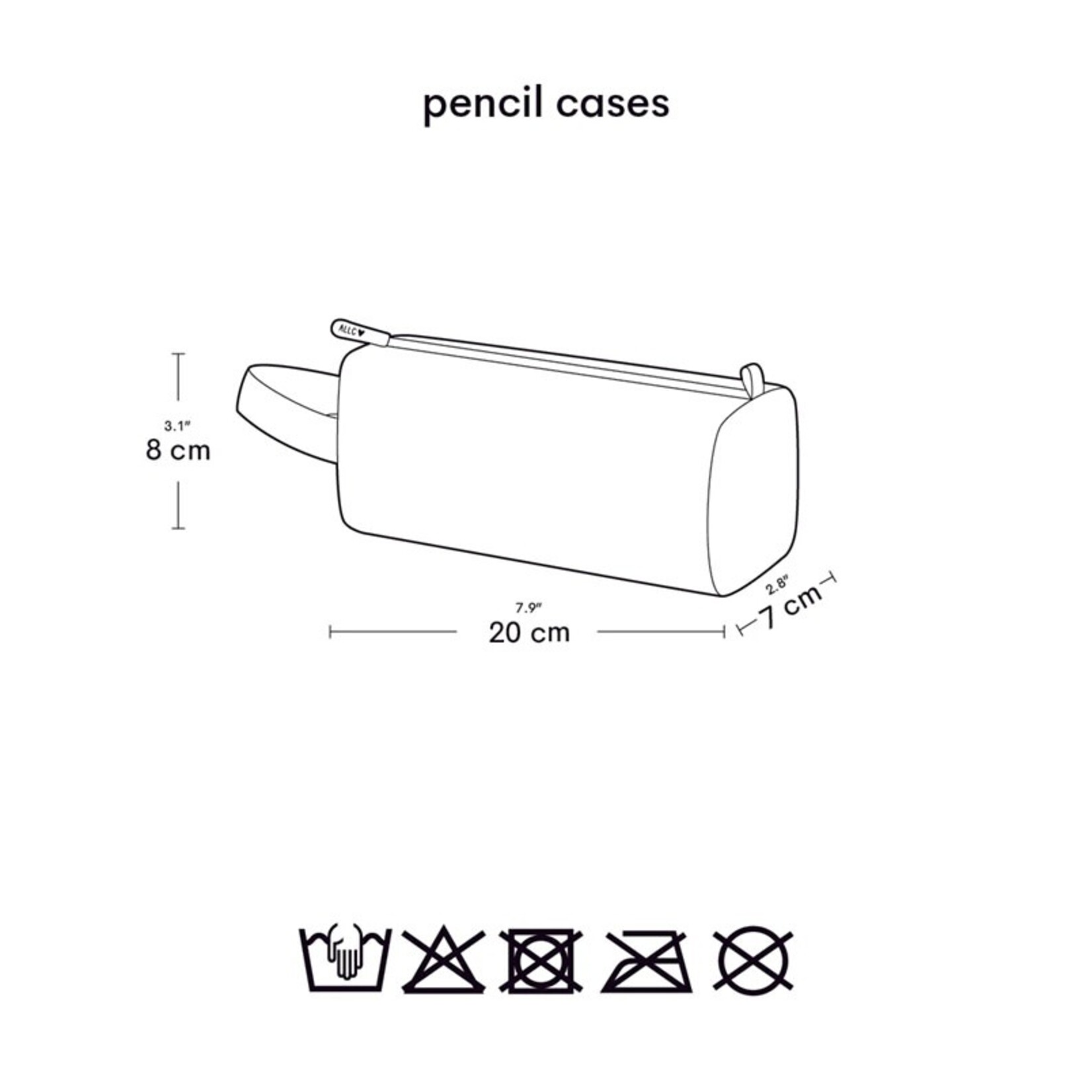 A Little Lovely Company A LITTLE LOVELY COMPANY - Pencil case 'Vehicles'