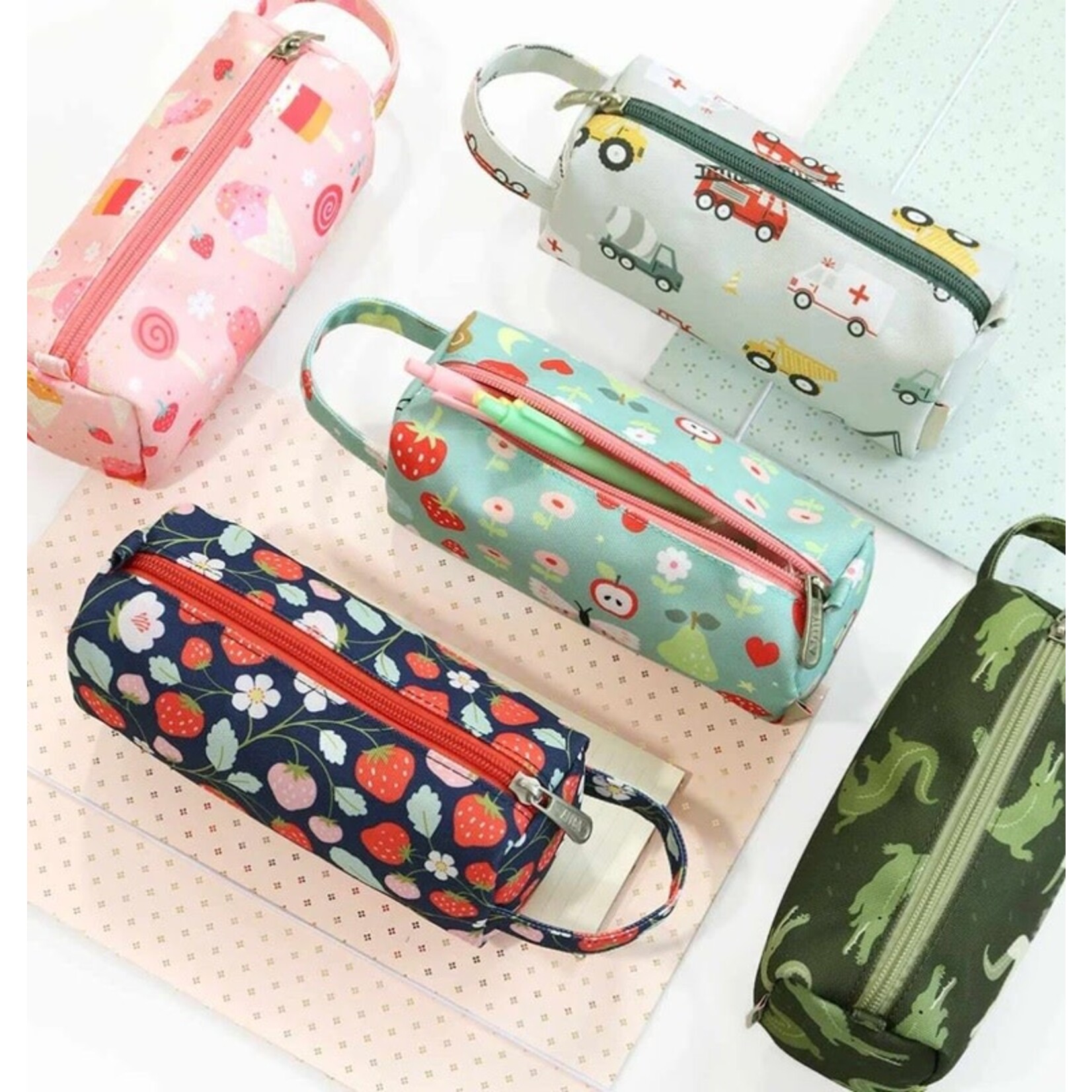 A Little Lovely Company A LITTLE LOVELY COMPANY - Pencil case 'Vehicles'