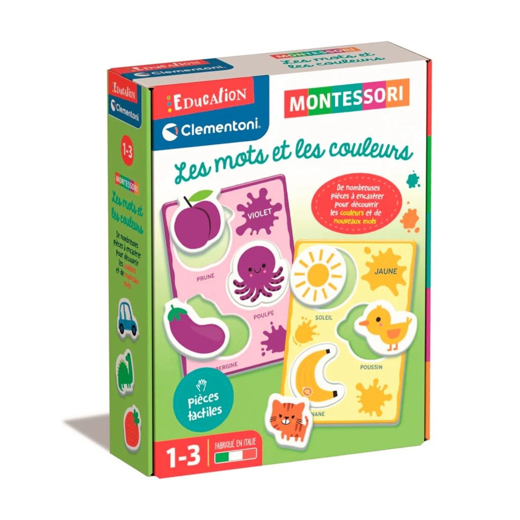 Montessori MONTESSORI - Educational Game 'Les mots et les couleurs' (IN FRENCH)