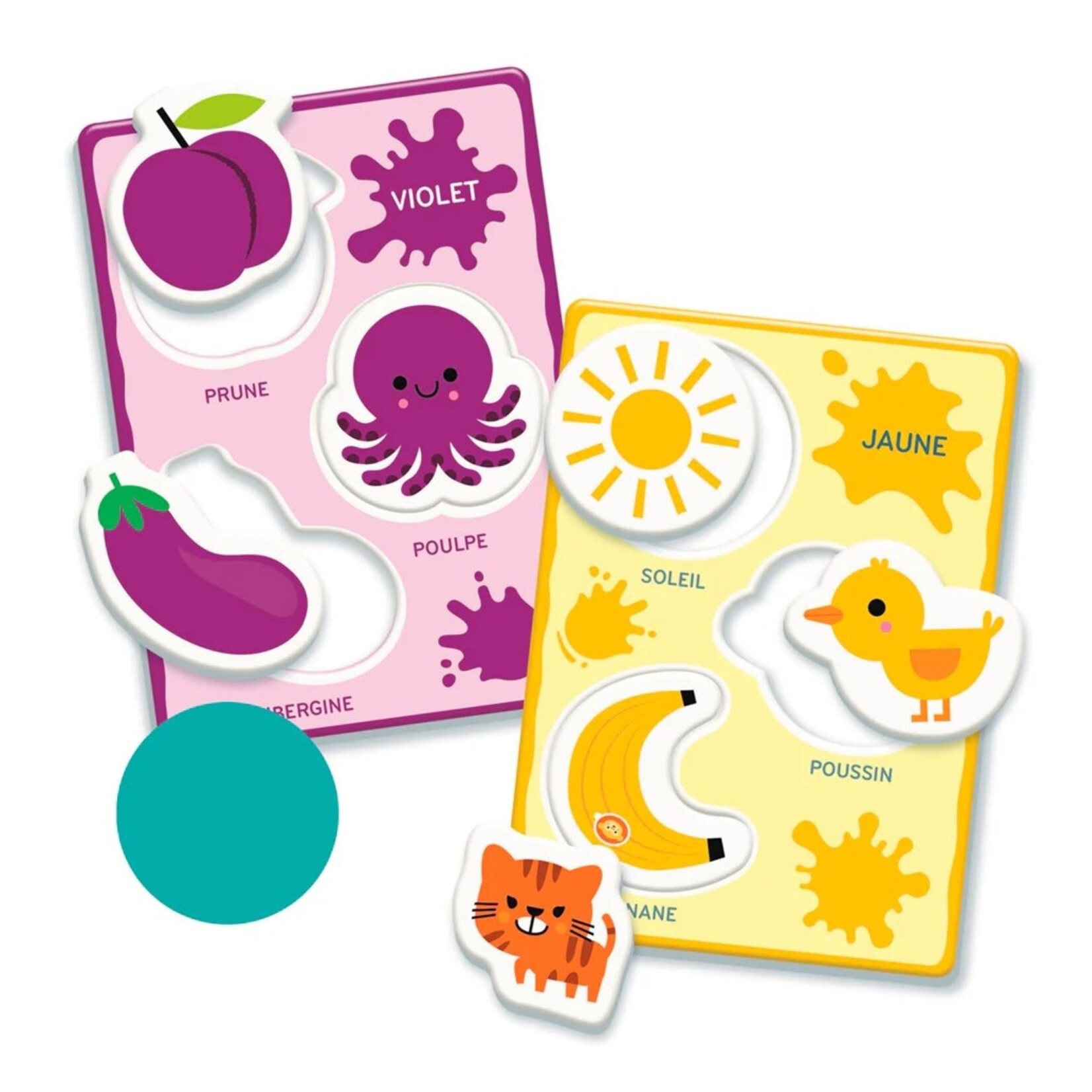 Montessori MONTESSORI - Educational Game 'Les mots et les couleurs' (IN FRENCH)