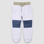 Miles the label MILES THE LABEL - Jogging bleu et gris clair patché