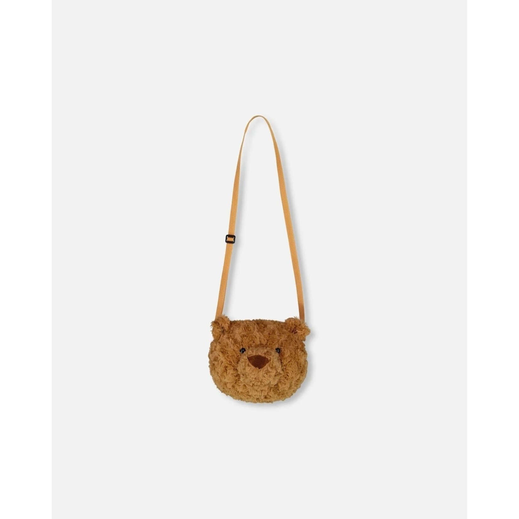 Deux par Deux DEUX PAR DEUX - Sac ourson en peluche brun caramel
