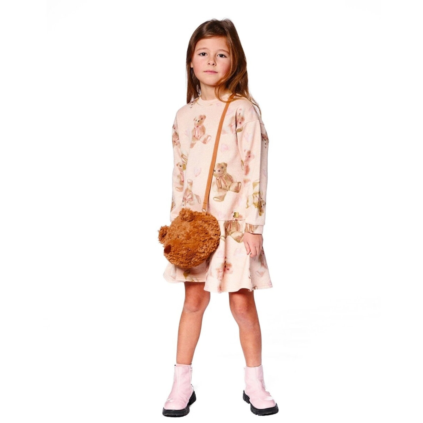 Deux par Deux DEUX PAR DEUX - Sac ourson en peluche brun caramel