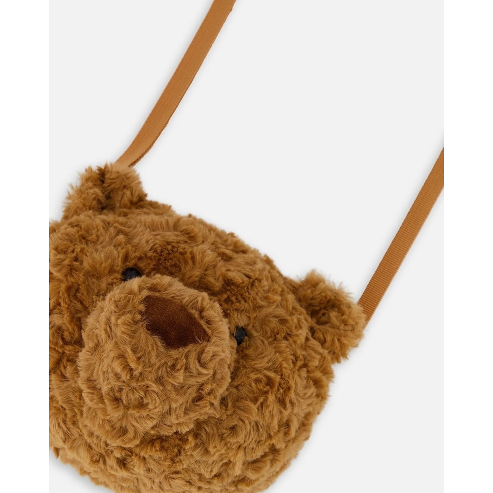 Deux par Deux DEUX PAR DEUX - Sac ourson en peluche brun caramel