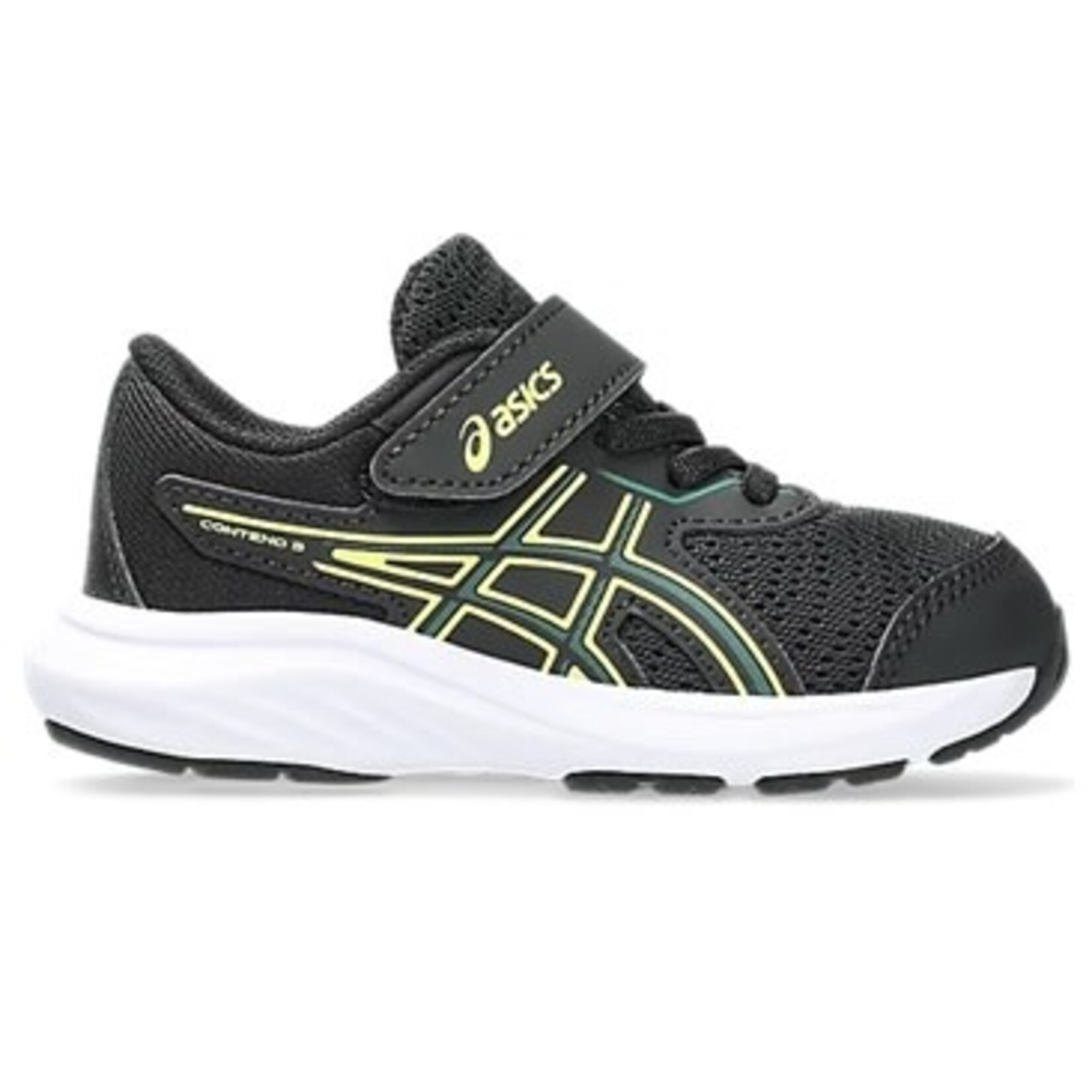 Asics ASICS - Running Shoes 'Contend 9 TS - Black/Jasper Green' - Toddlers